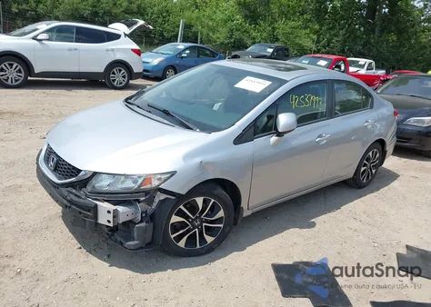 2013 Honda Civic Ex-L из США, поврежденный, VIN 2HGFB2F92DH555556